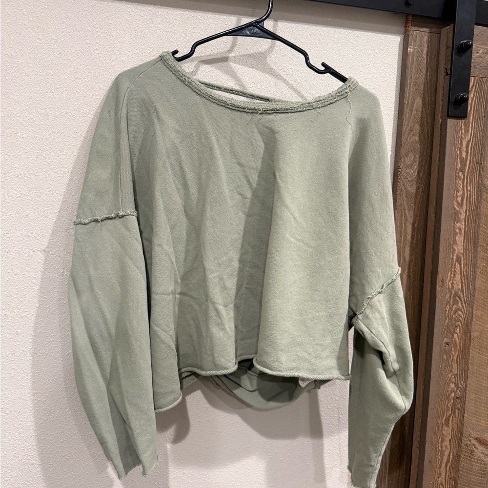 Aerie Sage Green Sweatshirt